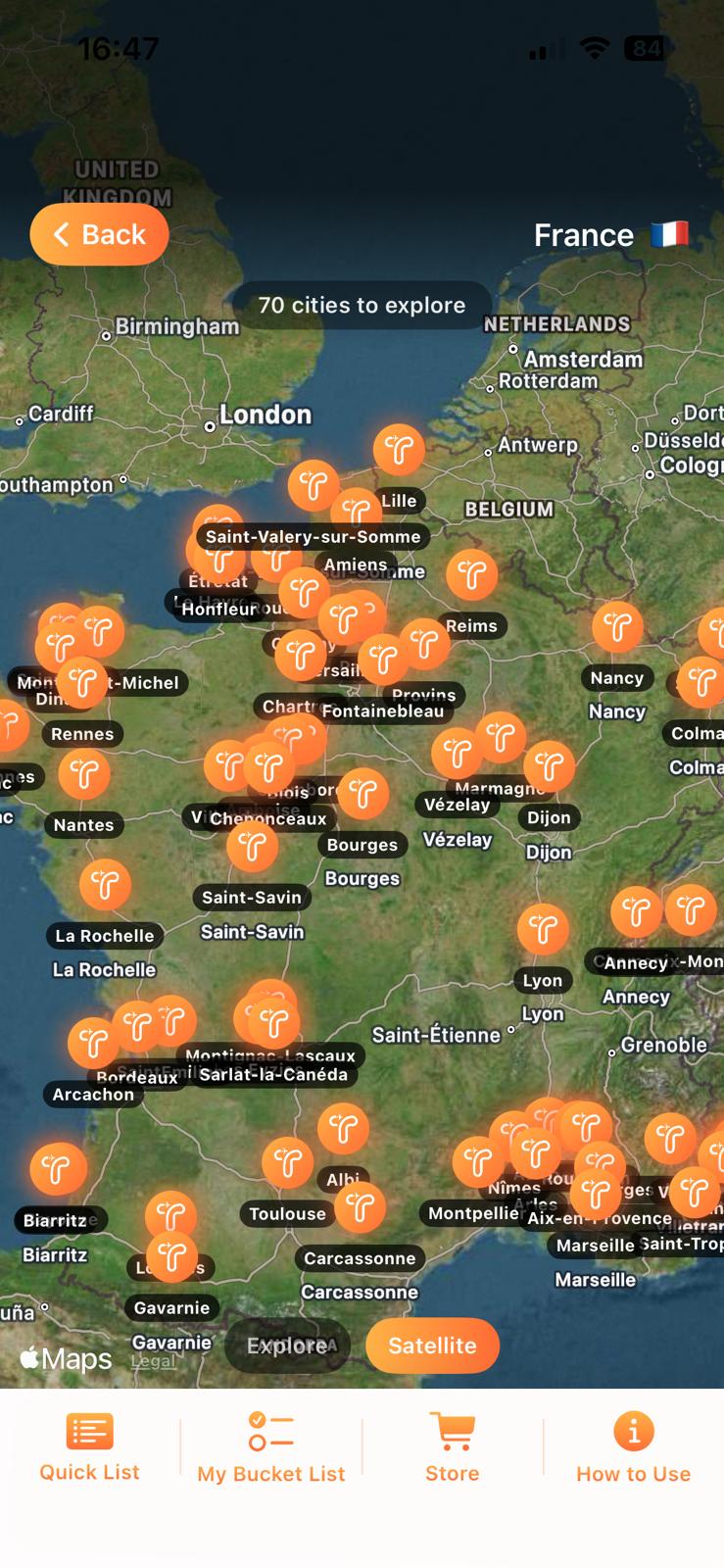 France — 70 cities to explore